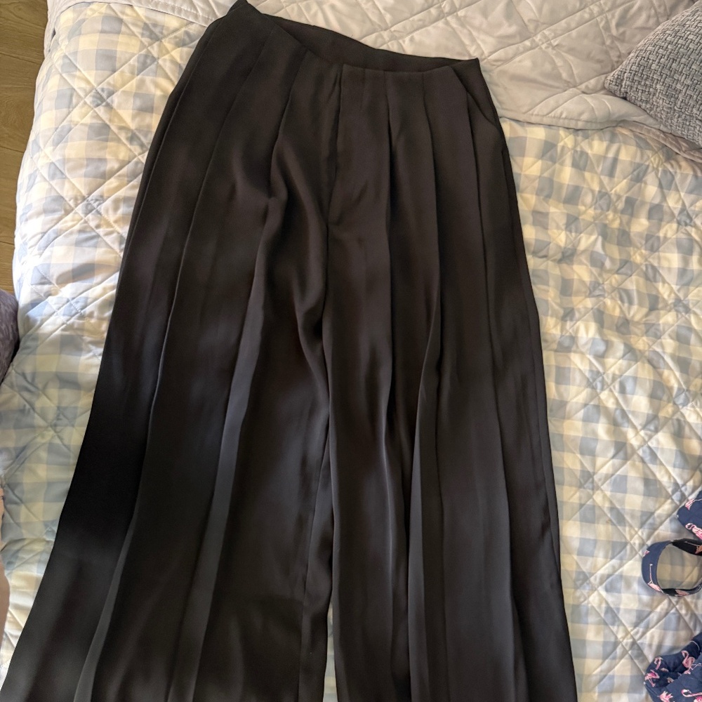 Commense super wide black slacks